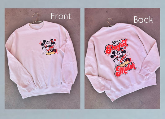 Perfect Match couples crewneck