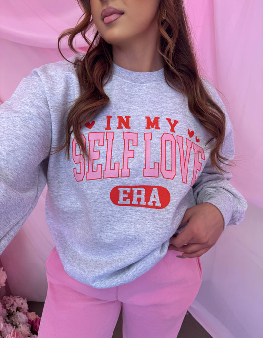 In my self love era crewneck