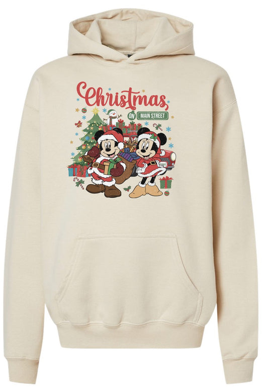 Christmas On Main Street Hoodie Kids