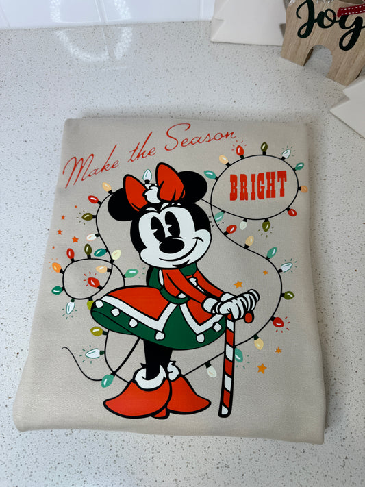 Make The Season Bright Minnie (2 Colors)