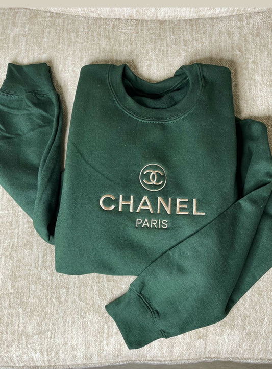 CC Crewneck - Forest green