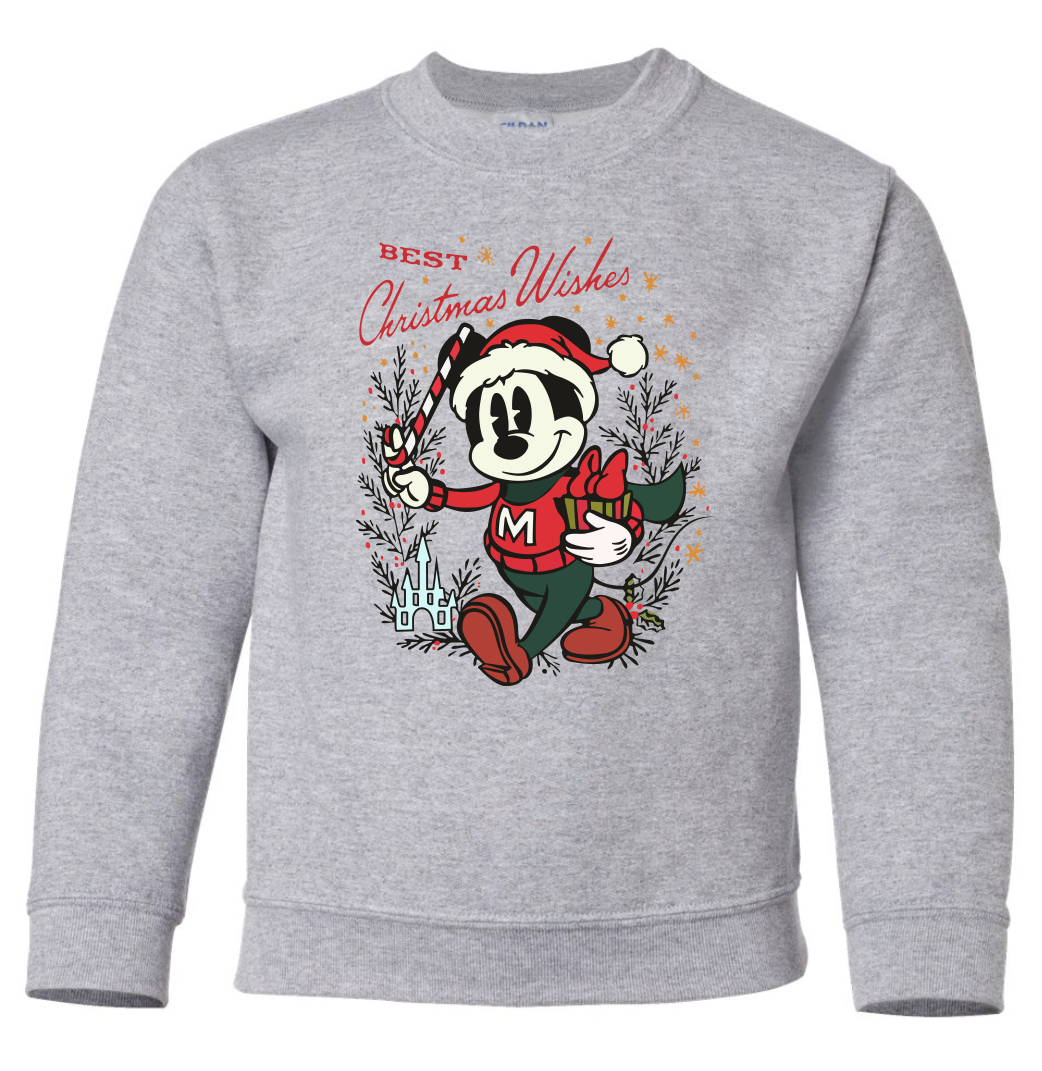 Best Christmas Wishes Mickey KIDS (2 Colors)